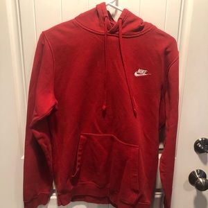 Men’s Nike Hoodie. Size small. Red.